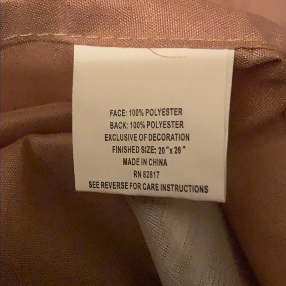 TWO Pillow Cases Fall Colors Pre Owned
